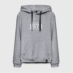 Толстовка-худи хлопковая мужская Год выпуска 1978, цвет: меланж