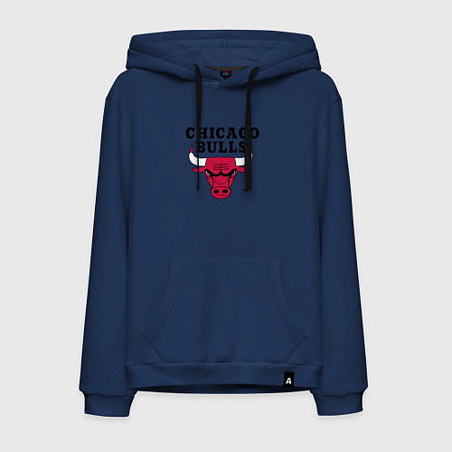 Мужская толстовка-худи Chicago Bulls / Тёмно-синий – фото 1