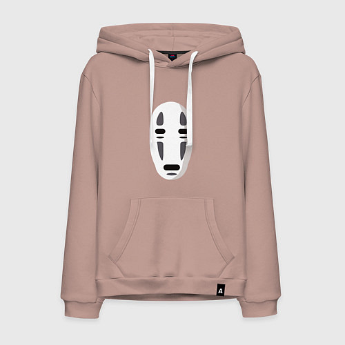 Мужская толстовка-худи Безликий Бог Каонаси / Пыльно-розовый – фото 1