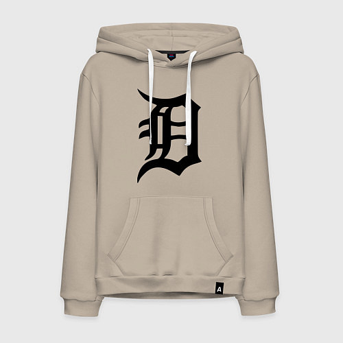 Мужская толстовка-худи Detroit Tigers / Миндальный – фото 1