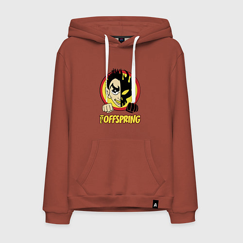 Мужская толстовка-худи The Offspring Boy / Кирпичный – фото 1