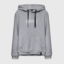 Толстовка-худи хлопковая мужская Joy Division, цвет: меланж