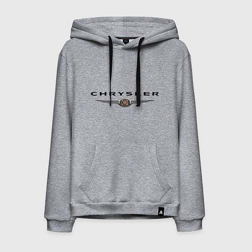 Мужская толстовка-худи Chrysler logo / Меланж – фото 1