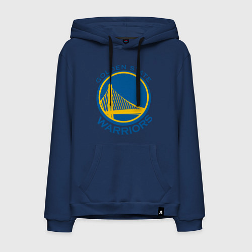 Мужская толстовка-худи Golden state Warriors / Тёмно-синий – фото 1