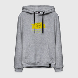 Толстовка-худи хлопковая мужская 21 Top: Yellow Trench, цвет: меланж