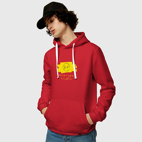 Мужская толстовка-худи 21 Top: Yellow Trench / Красный – фото 3