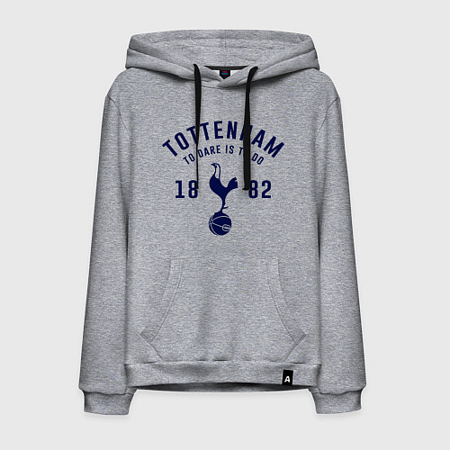 Мужская толстовка-худи FC Tottenham 1882 / Меланж – фото 1
