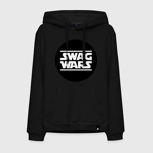 Мужская толстовка-худи SWAG Wars / Черный – фото 1