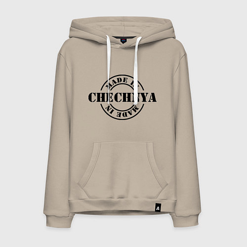 Мужская толстовка-худи Made in Chechnya / Миндальный – фото 1