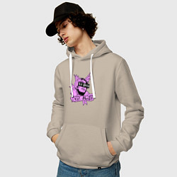 Толстовка-худи хлопковая мужская LIL PEEP, цвет: миндальный — фото 2