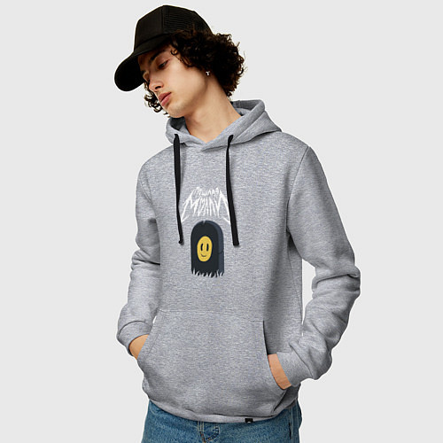 Мужская толстовка-худи ПОШЛАЯ МОЛЛИ / Меланж – фото 3