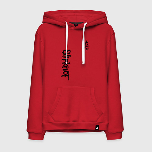 Мужская толстовка-худи SLIPKNOT / Красный – фото 1