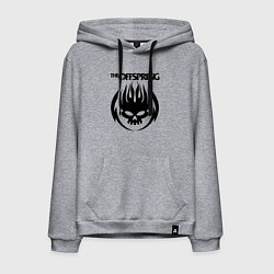 Толстовка-худи хлопковая мужская THE OFFSPRING, цвет: меланж