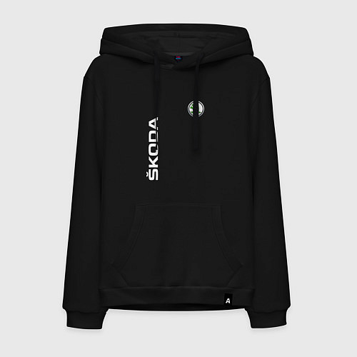 Мужская толстовка-худи SKODA / Черный – фото 1