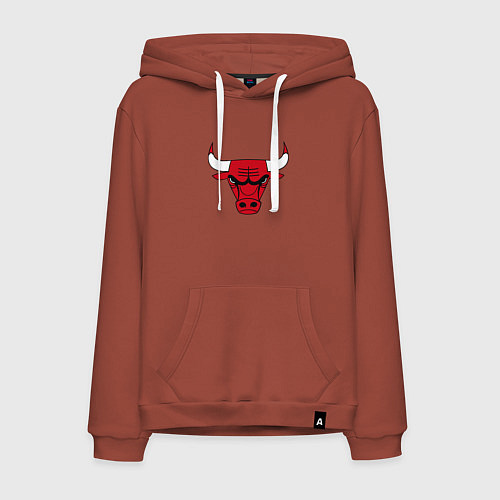 Мужская толстовка-худи CHICAGO BULLS / Кирпичный – фото 1
