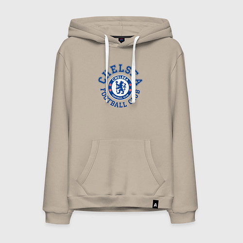 Мужская толстовка-худи Chelsea FC / Миндальный – фото 1