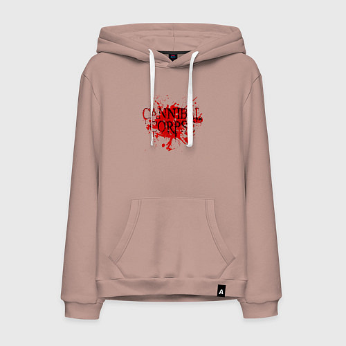 Мужская толстовка-худи Cannibal Corpse / Пыльно-розовый – фото 1