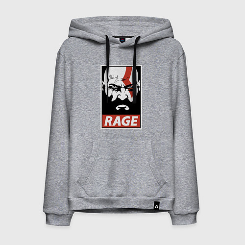 Мужская толстовка-худи RAGE GOW / Меланж – фото 1