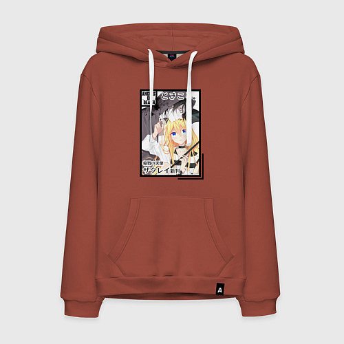 Мужская толстовка-худи Ангел кровопролития / Кирпичный – фото 1