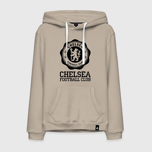 Мужская толстовка-худи Chelsea FC: Emblem / Миндальный – фото 1