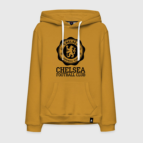 Мужская толстовка-худи Chelsea FC: Emblem / Горчичный – фото 1
