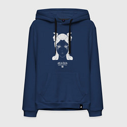 Толстовка-худи хлопковая мужская Акаша из Доты 2, цвет: тёмно-синий