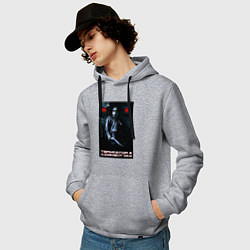 Толстовка-худи хлопковая мужская Terminator JD, цвет: меланж — фото 2