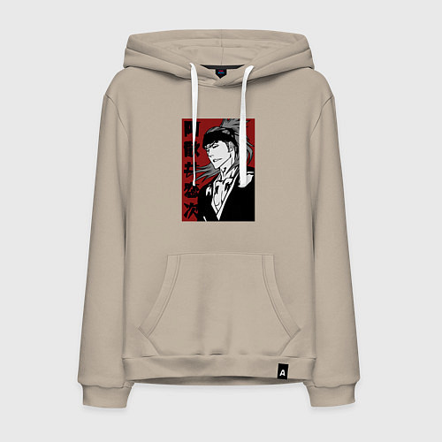 Мужская толстовка-худи Рэн Чан / Миндальный – фото 1