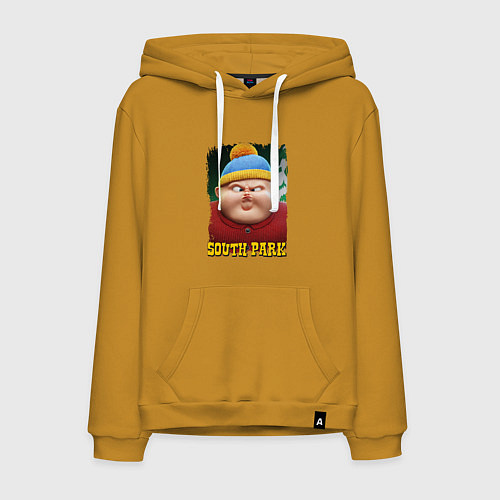 Мужская толстовка-худи Eric Cartman 3D South Park / Горчичный – фото 1