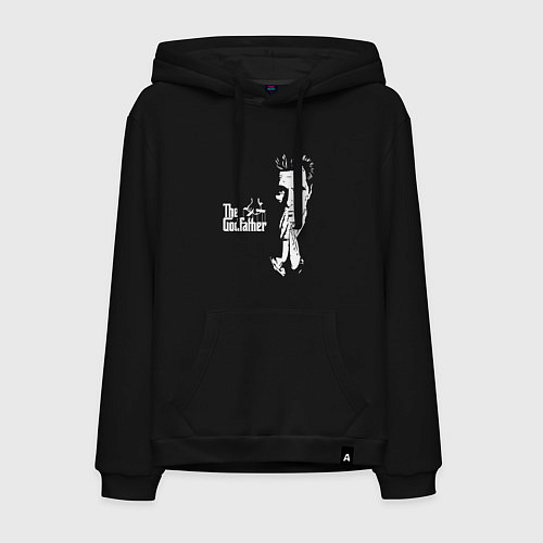 Мужская толстовка-худи Крёстный отец Logo / Черный – фото 1
