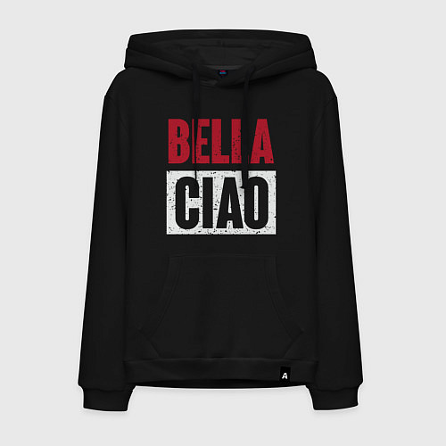 Мужская толстовка-худи Style Bella Ciao / Черный – фото 1