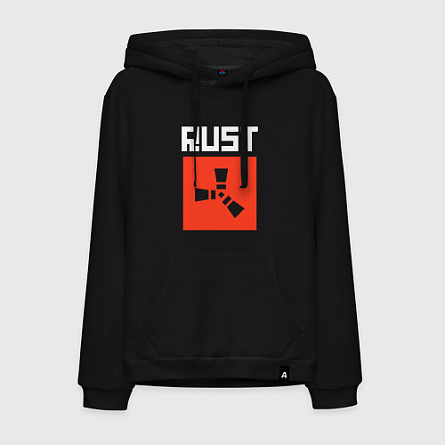 Мужская толстовка-худи RUST FS / Черный – фото 1