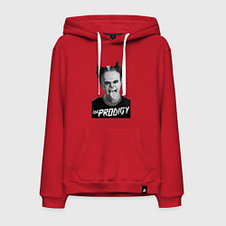 Толстовка-худи хлопковая мужская The Prodigy - firestarter, цвет: красный