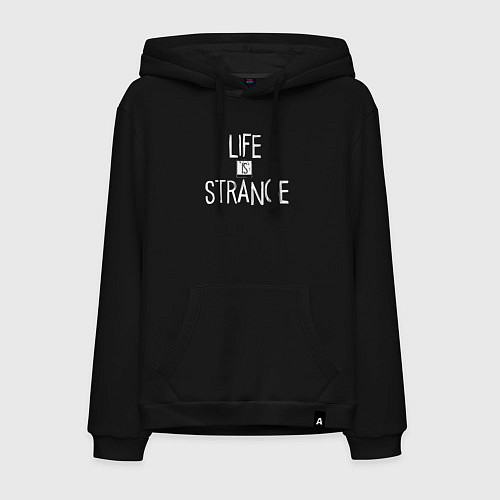 Мужская толстовка-худи Life Is Strange - лого / Черный – фото 1