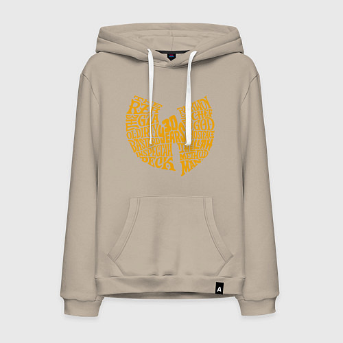 Мужская толстовка-худи Wu-Tang - 30 Years / Миндальный – фото 1