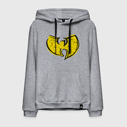 Толстовка-худи хлопковая мужская Style Wu-Tang, цвет: меланж