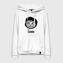 Толстовка-худи хлопковая мужская Che Shire, цвет: белый