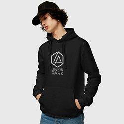 Толстовка-худи хлопковая мужская Linkin Park In the End, цвет: черный — фото 2