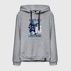 Толстовка-худи хлопковая мужская Кучеров Никита, цвет: меланж