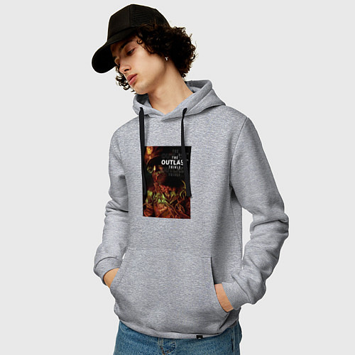 Мужская толстовка-худи The Outlast Trials Лиланд Койл / Меланж – фото 3