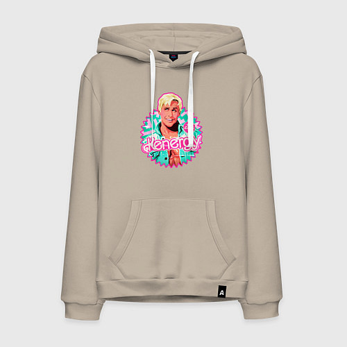Мужская толстовка-худи Кен Барби / Миндальный – фото 1