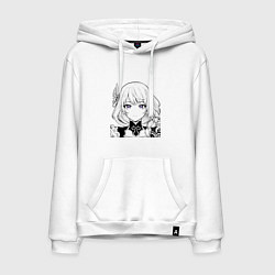 Толстовка-худи хлопковая мужская Raden, цвет: белый