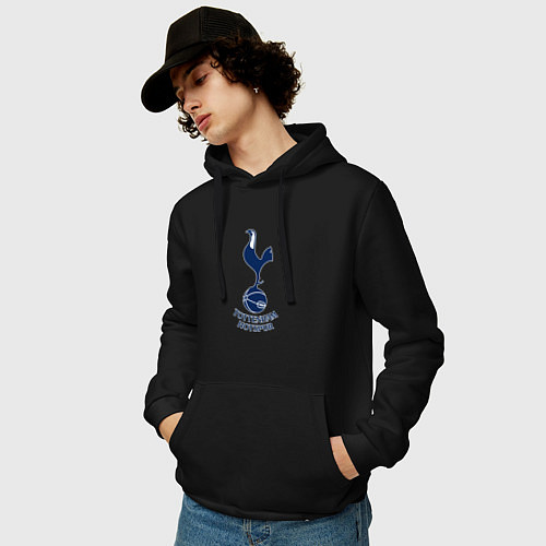 Мужская толстовка-худи Tottenham Hotspur fc sport / Черный – фото 3