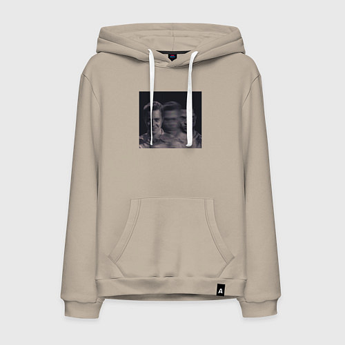 Мужская толстовка-худи Тайлер Дёрден / Миндальный – фото 1