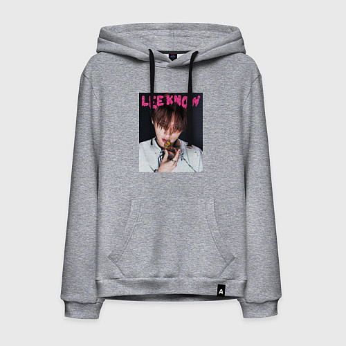 Мужская толстовка-худи Lee Know Rock Star Stray Kids / Меланж – фото 1