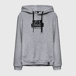 Толстовка-худи хлопковая мужская Life is Strange Before the Storm, цвет: меланж