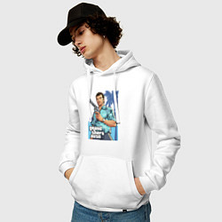 Толстовка-худи хлопковая мужская GTA - Томми Версетти, цвет: белый — фото 2