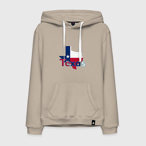 Мужская толстовка-худи Texas / Миндальный – фото 1