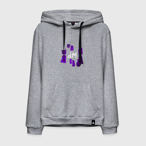 Мужская толстовка-худи Depeche Mode - devotional world tour / Меланж – фото 1