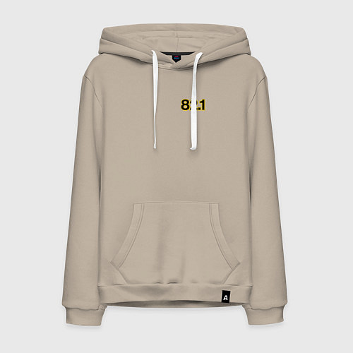 Мужская толстовка-худи Трактор Беларус 82 1 / Миндальный – фото 1